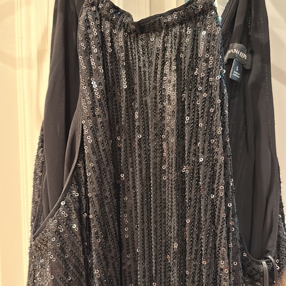 Banana republic dress-l, halter, sequin - Picture 3 of 7